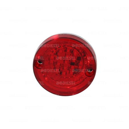 PLAFÓN 10V/30V LED ROJO 70MM M/LISA