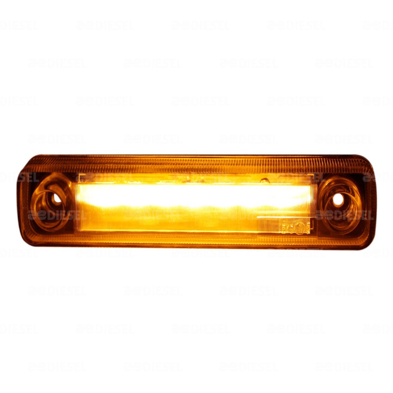 PLAFON 24V LED AMBAR MICA CRISTAL I6S