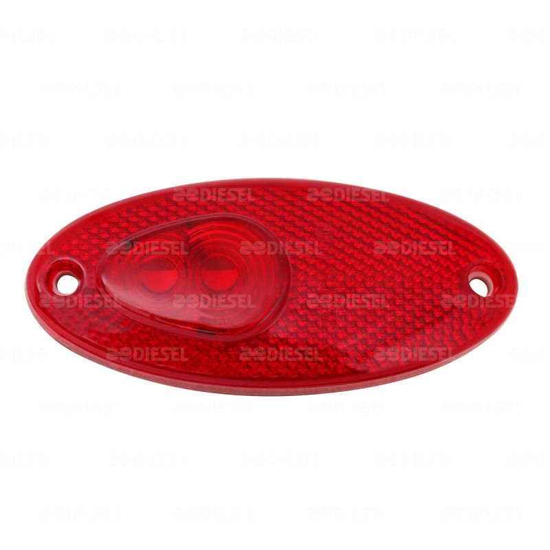 PLAFON 12V/24V 9 LED ROJO =5231