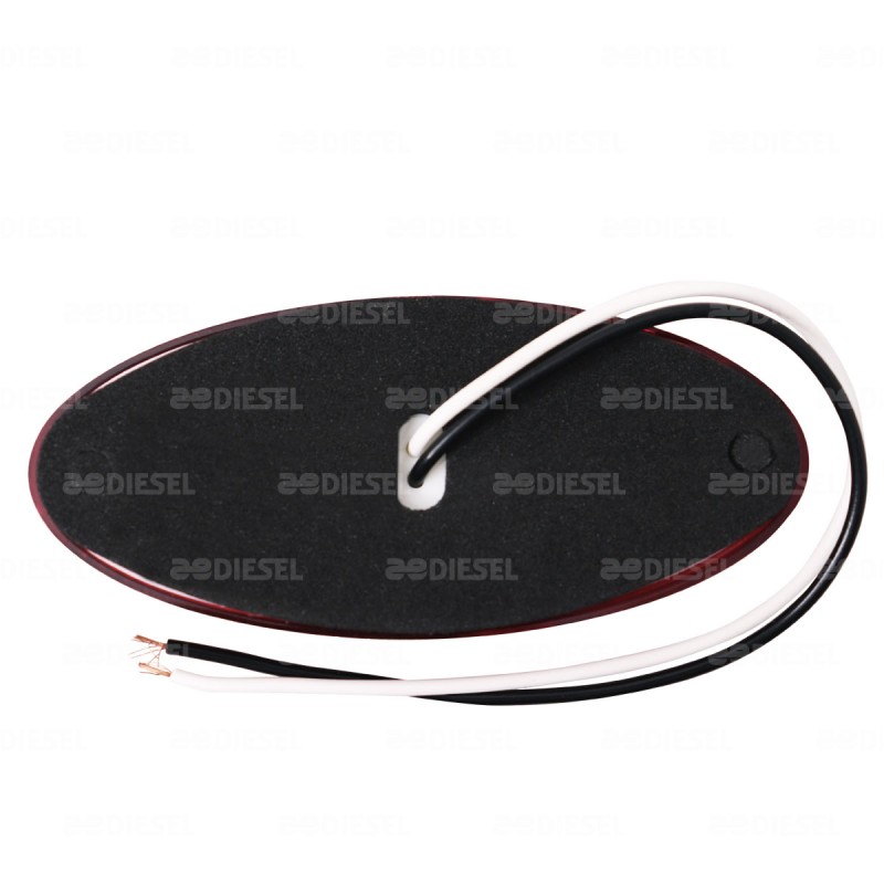 PLAFÓN 12V/24V 9 LEDS ROJO 5231