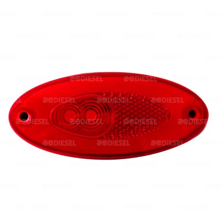 PLAFÓN 12V/24V LED ROJO NEÓN