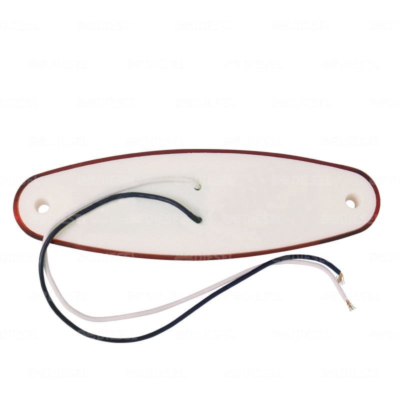 PLAFON 10/30V 4 LED ROJO SALMON=6357