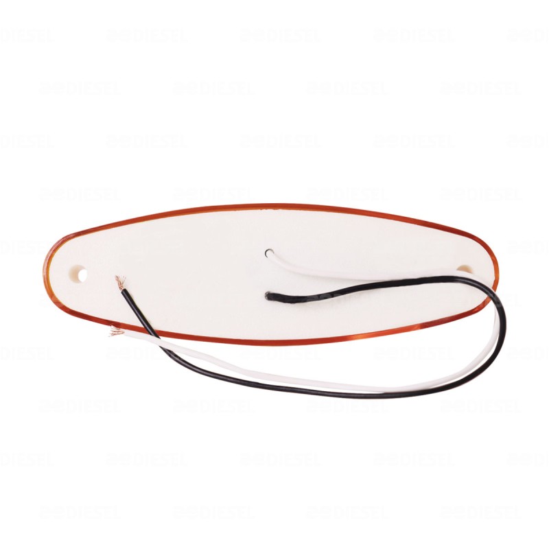 PLAFON 10/30V 4 LED AMBAR SALMON=6356