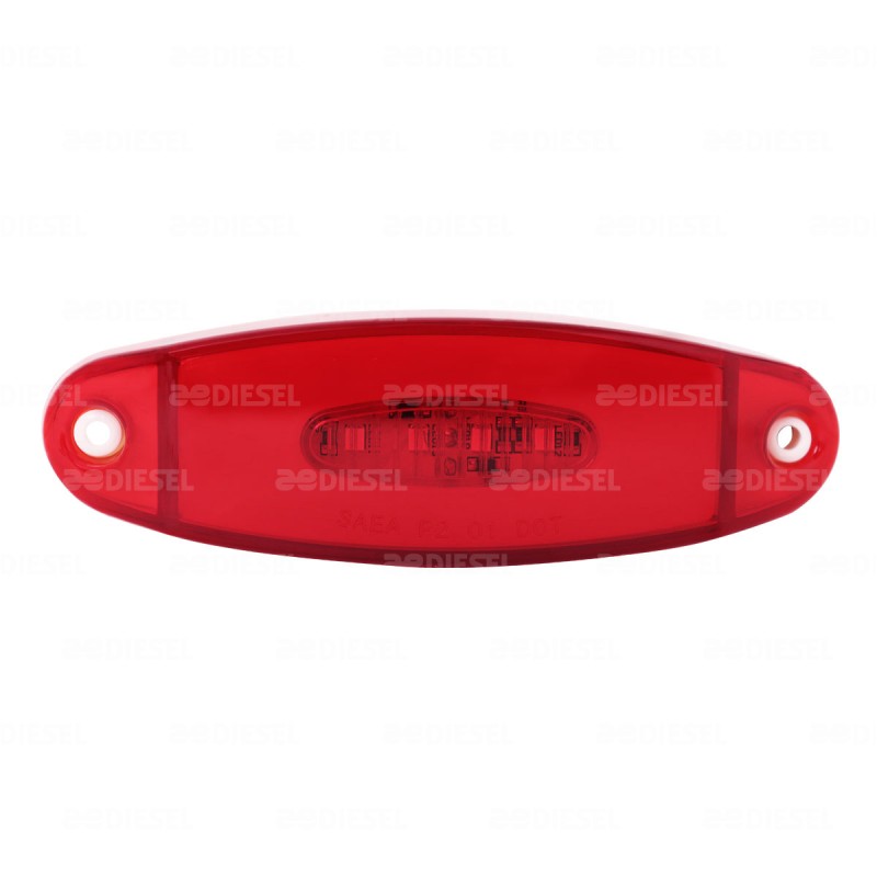 PLAFON 10/30V LED ROJO NEON SALMON=6357