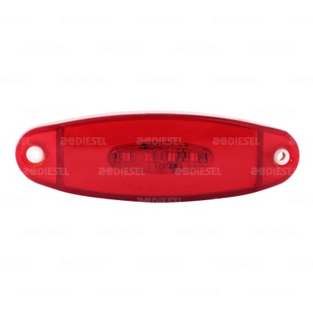 PLAFÓN 12V LED ROJO NEON SALMÓN
