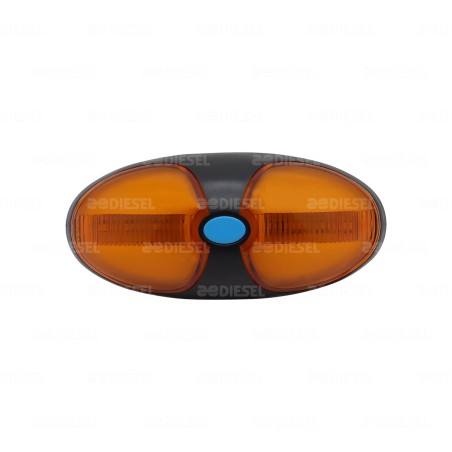 PLAFON 10/30V NEON LED PB AMBAR 2F=7484