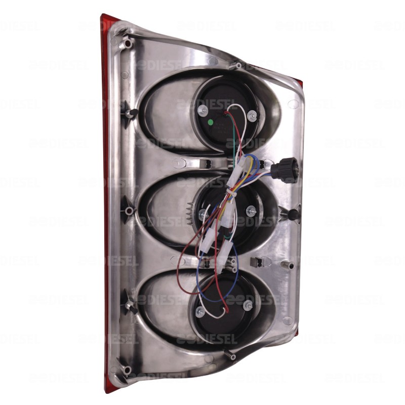CALAVERA 24V IZQUIERDO  3 LAMP LED V9800
