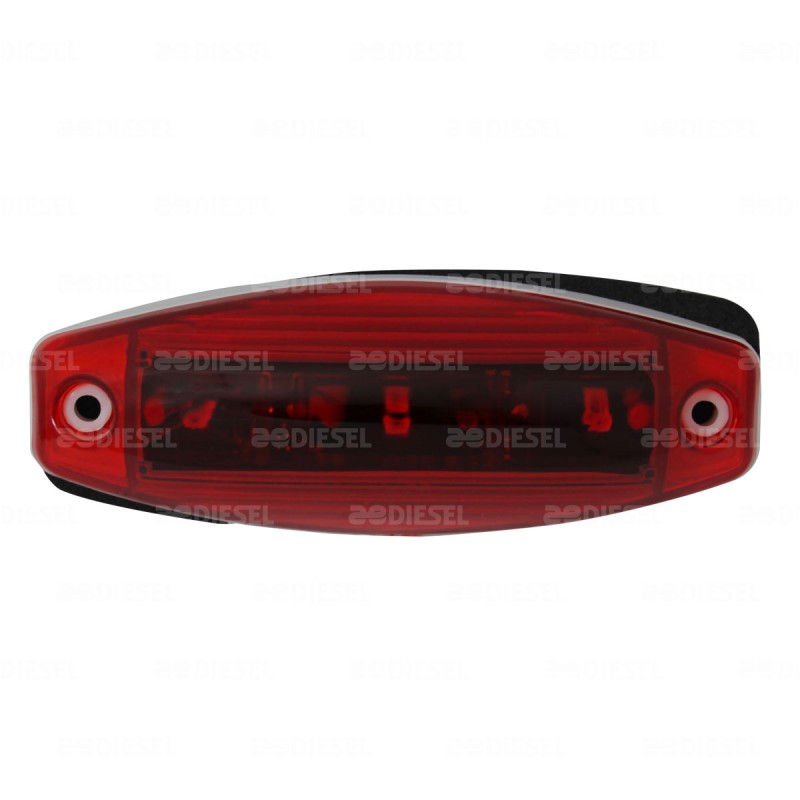 PLAFÓN 12/24V 3 LED LATERAL ROJO AYCO