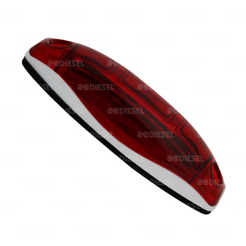 PLAFÓN 12/24V 3 LED LATERAL ROJO AYCO