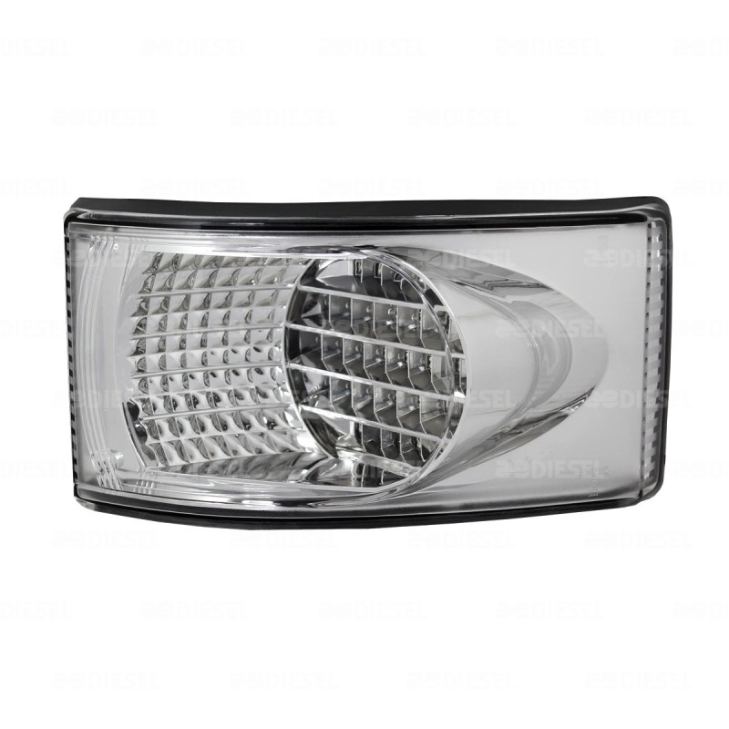 PLAFON 24V LED AMBAR M/CRISTAL ENVOLVENTE