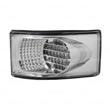 PLAFON 24V LED AMBAR M/CRISTAL ENVOLVENTE