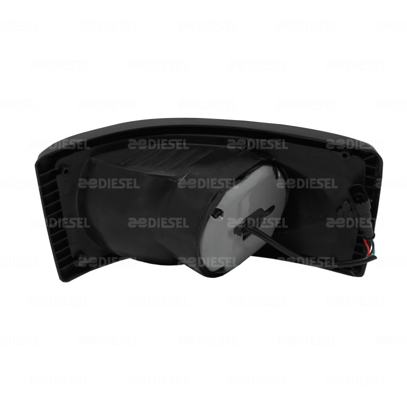 PLAFON 24V LED AMBAR M/CRISTAL ENVOLVENTE