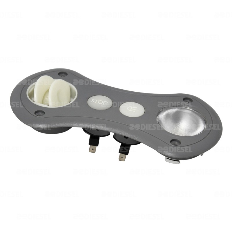 PLAFÓN LECTURA INTERCENTURY GRIS