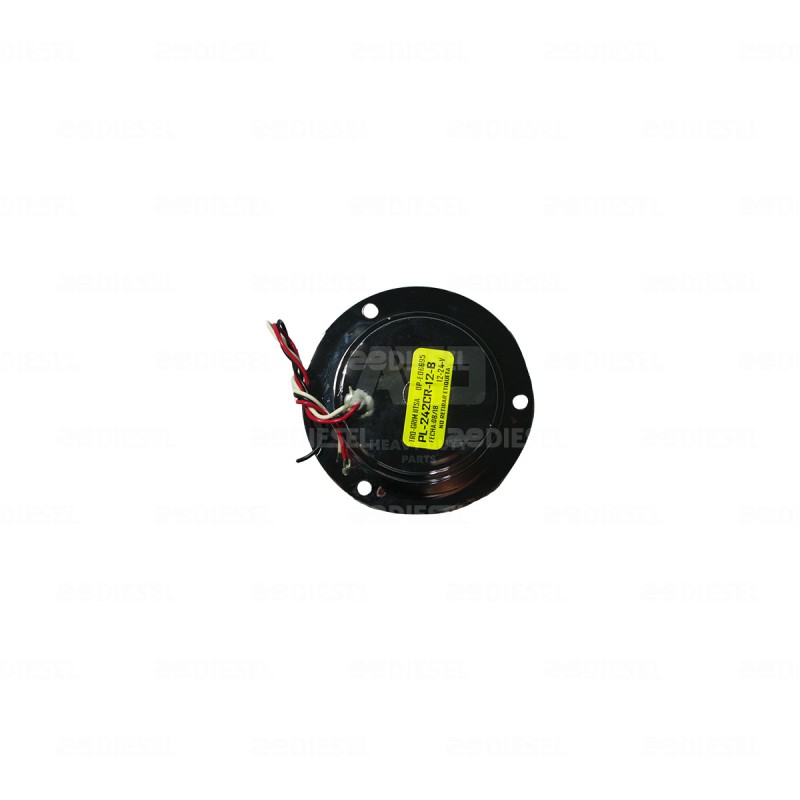 PLAFÓN 12/24V 12 LED 2 1/2" BLANCO CROMADO ESTROBO GIRATORIO