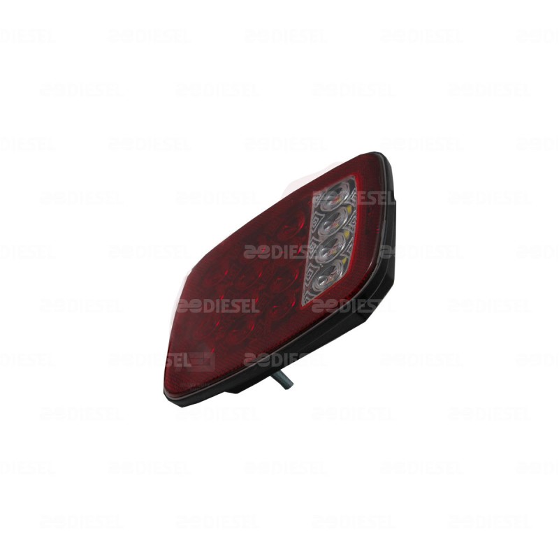 PLAFÓN 12/24V 16 LED TIPO JEEP ROJO/BLANCO ALTA/BAJA/REVERSA ESTROBO