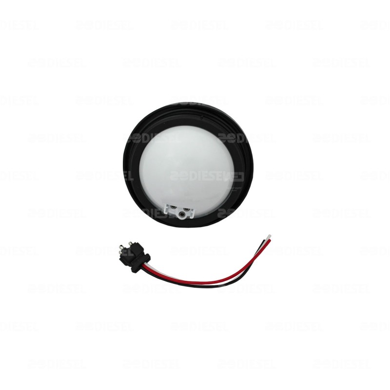 PLAFÓN 12V FOCO 4" ÁMBAR GOMA ALTA/BAJA/FIJA