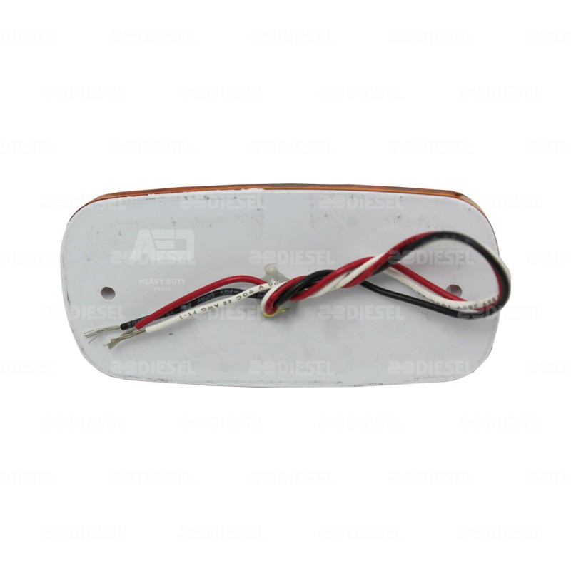 PLAFÓN 12/24V 13 LED LATERAL ÁMBAR FIJA