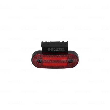 PLAFÓN 12V24V LED ROJO 2 TIRA