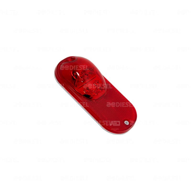 PLAFON 12V/24V LATERAL ROJO 1 FUNC