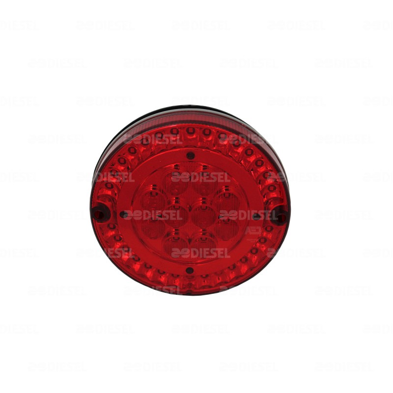 PLAFON 12V LED ROJO 7118 2 FUN 155MM
