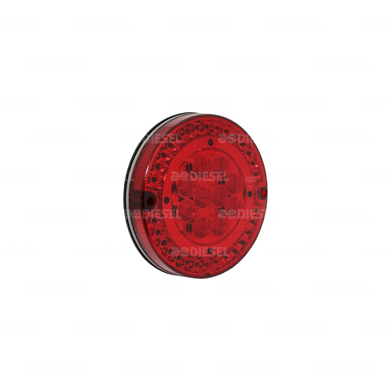 PLAFON 12V LED ROJO 7118 2 FUN 155MM
