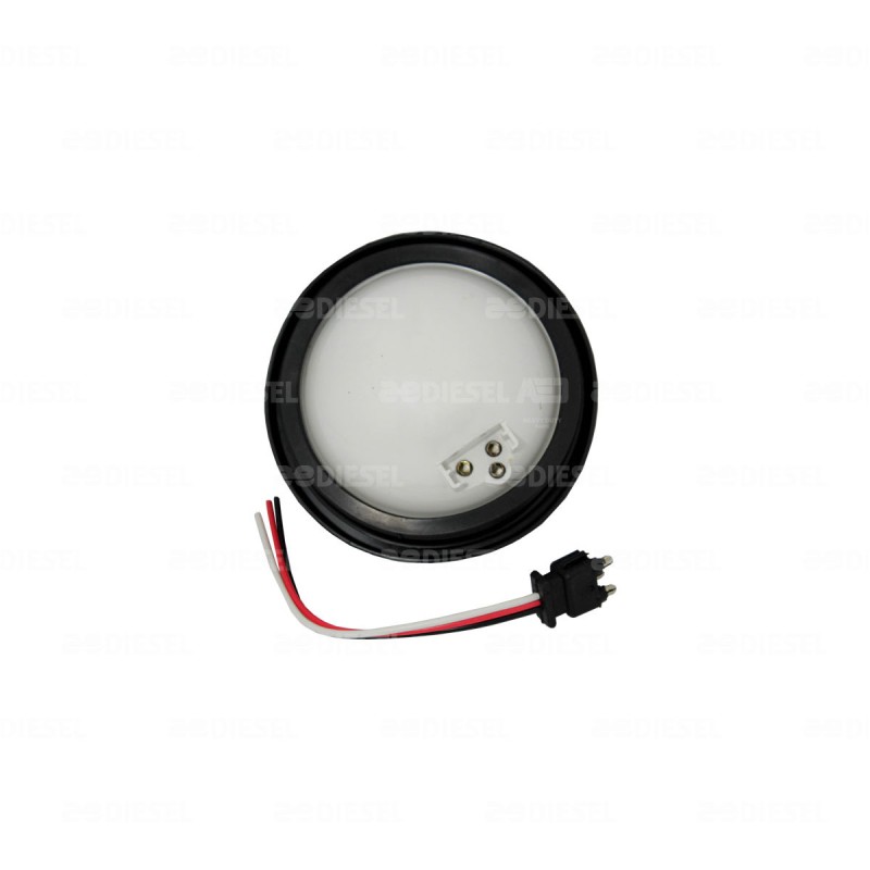 PLAFON 12/24V 4"8LED AMB GOMA