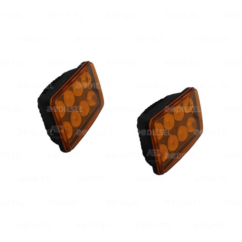 FARO 12V LED AMBAR NIEBLA JGO=3149=9009