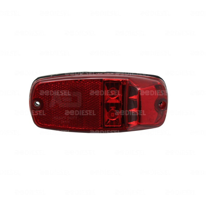 PLAFÓN 12V/24V 5 LEDS ROJO G7 LAT