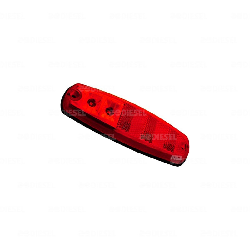 PLAFÓN 24V LED LATERAL ROJO G7/TORINO