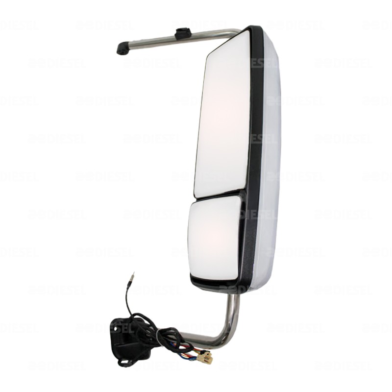 ESPEJO ELÉCTRICO CON LUZ DERECHO CROMADO PROSTAR