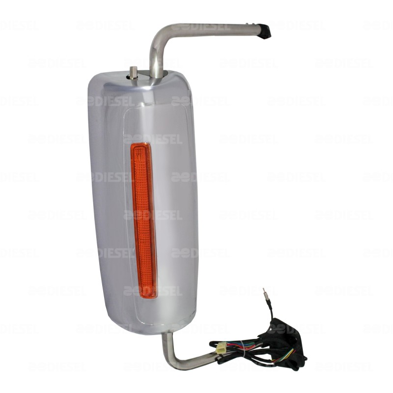 ESPEJO ELÉCTRICO CON LUZ DERECHO CROMADO PROSTAR