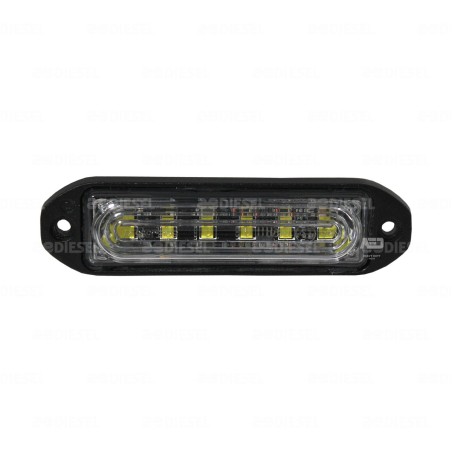 PLAFON 12V/24V BLANCO ESTROBO SIMPLE