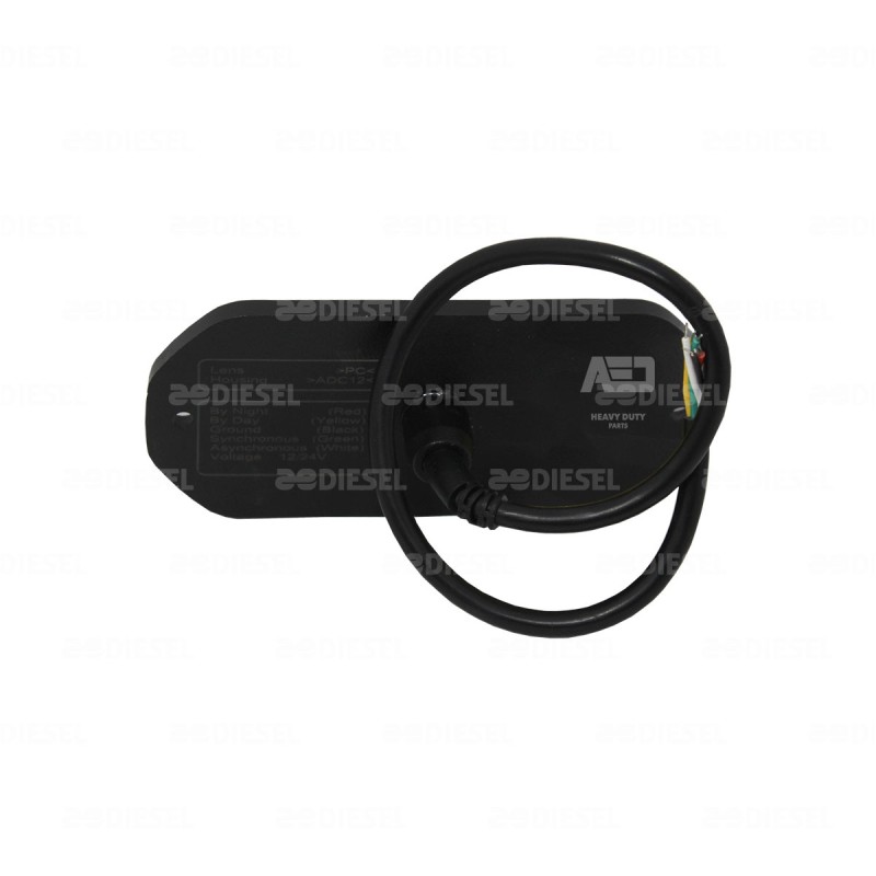 PLAFÓN 12V/24V ÁMBAR ESTROBO DOBLE ROW