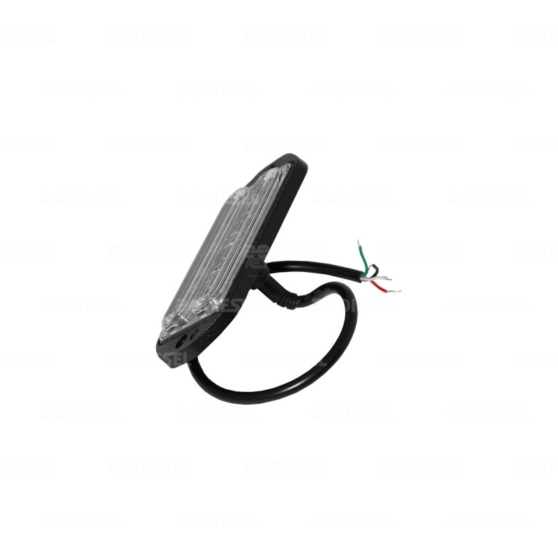 PLAFÓN 12V/24V ÁMBAR BLANCO ESTROBO DOBLE