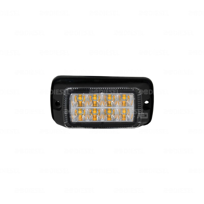 PLAFÓN 12V/24V LED ÁMBAR ESTROBO