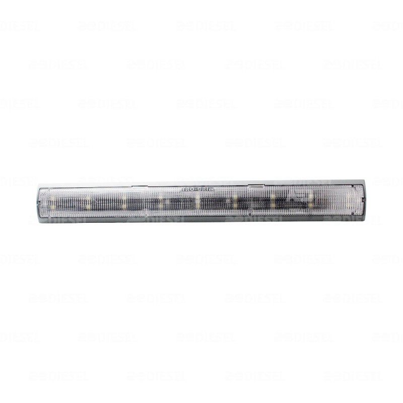 LÁMPARA 12/24V 21 LED INTERIOR PENUMBRA BISEL GRIS FIJA AYCO