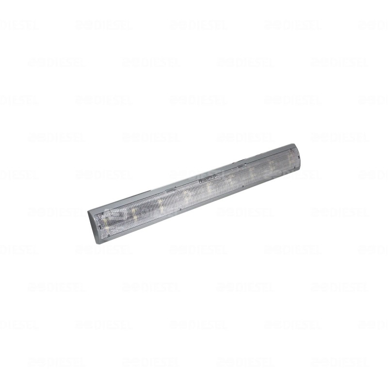 LÁMPARA 12/24V 21 LED INTERIOR PENUMBRA BISEL GRIS FIJA AYCO