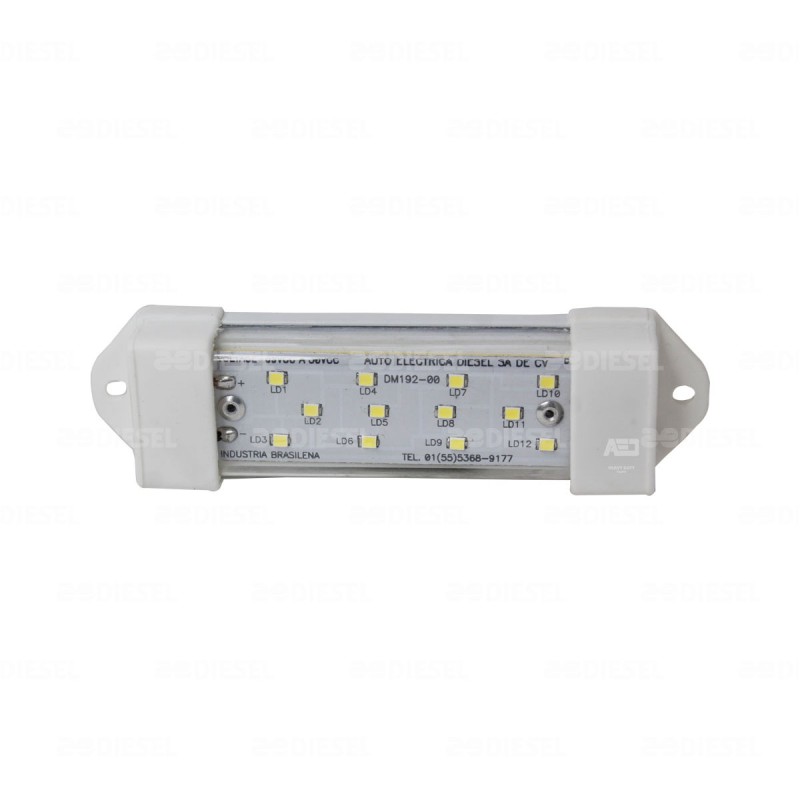 LÁMPARA 9V/30V 12LED BLANCO S/INTEP