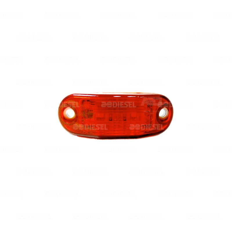 PLAFÓN 12V/24V 2 LEDS ROJO S/ARNES