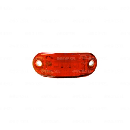 PLAFÓN 12V/24V 2 LEDS ROJO S/ARNES