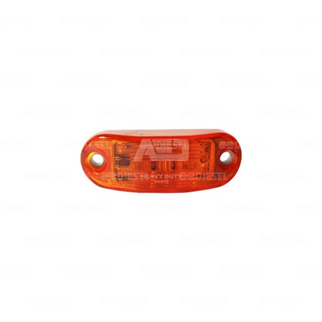 PLAFÓN 12V/24V 2 LEDS ÁMBAR S/ARNES