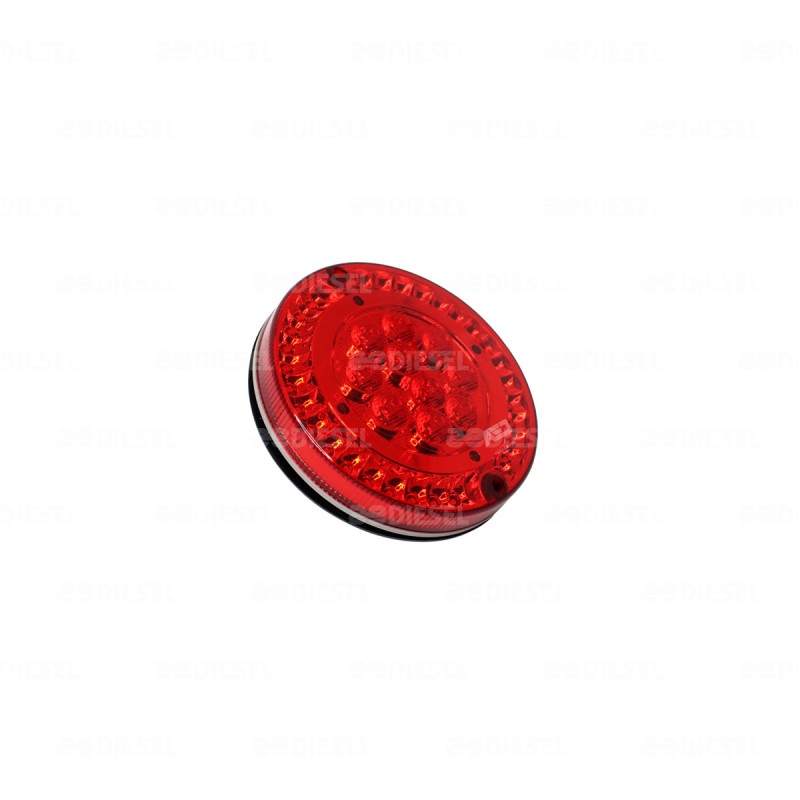 PLAFÓN 24V LED ROJO 7118 2 FUNCIONES 155MM