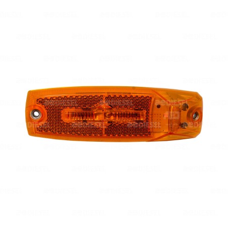 PLAFÓN 12V/24V LED ÁMBAR BUSSCAR 2 FUNCIONES