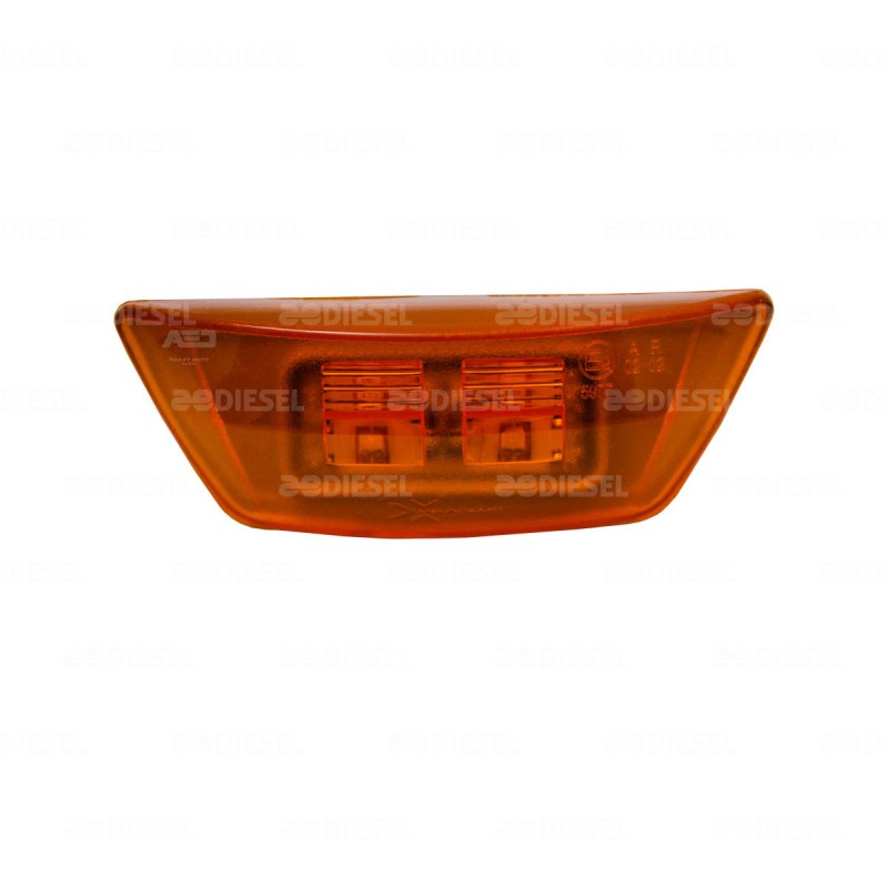 PLAFON 12/24V 2 LED AMBAR NAVEG TORINO