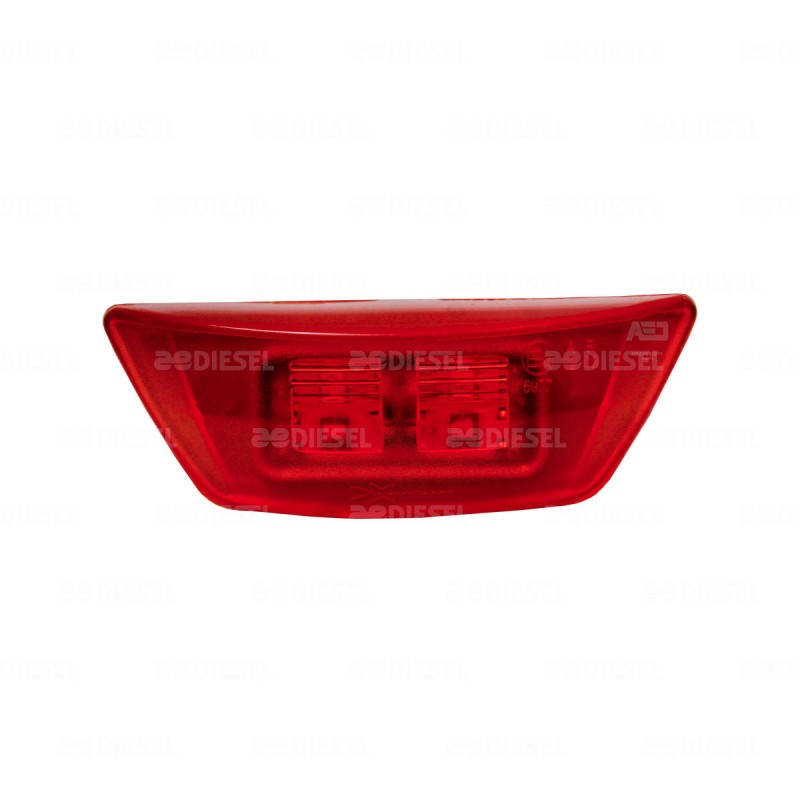 PLAFON 12/24V 2 LED ROJO NAVEG TORINO