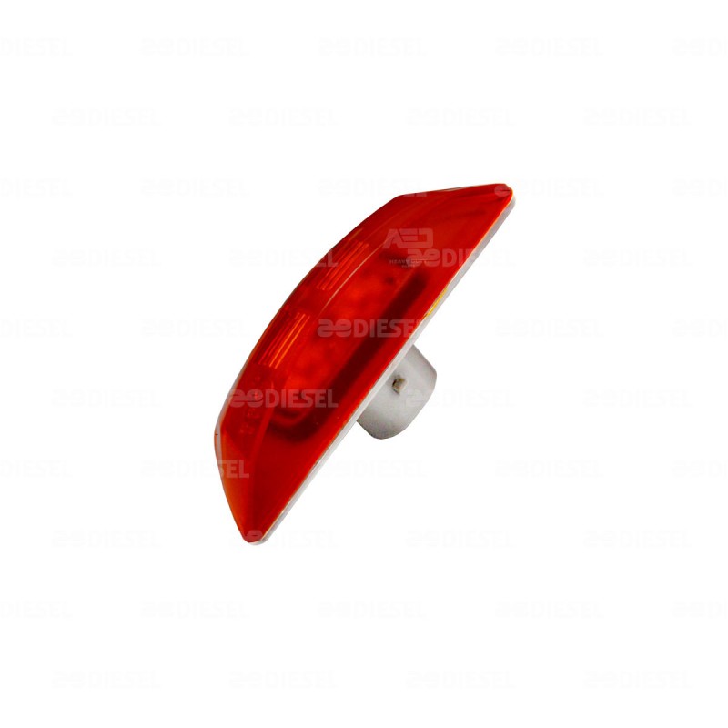 PLAFON 12/24V 2 LED ROJO NAVEG TORINO