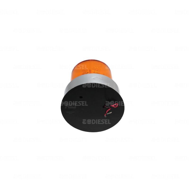 TORRETA 12/24V 48 LED ÁMBAR CROMADO MOVIMIENTO/ESTROBO