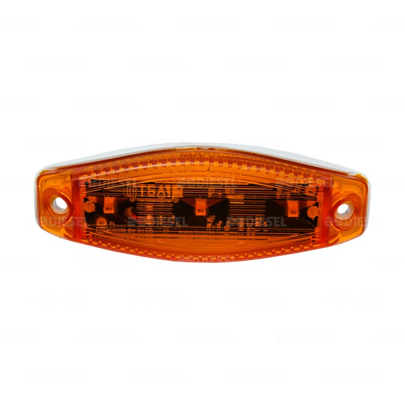 PLAFÓN 12V/24V 3 LEDS LATERAL ÁMBAR