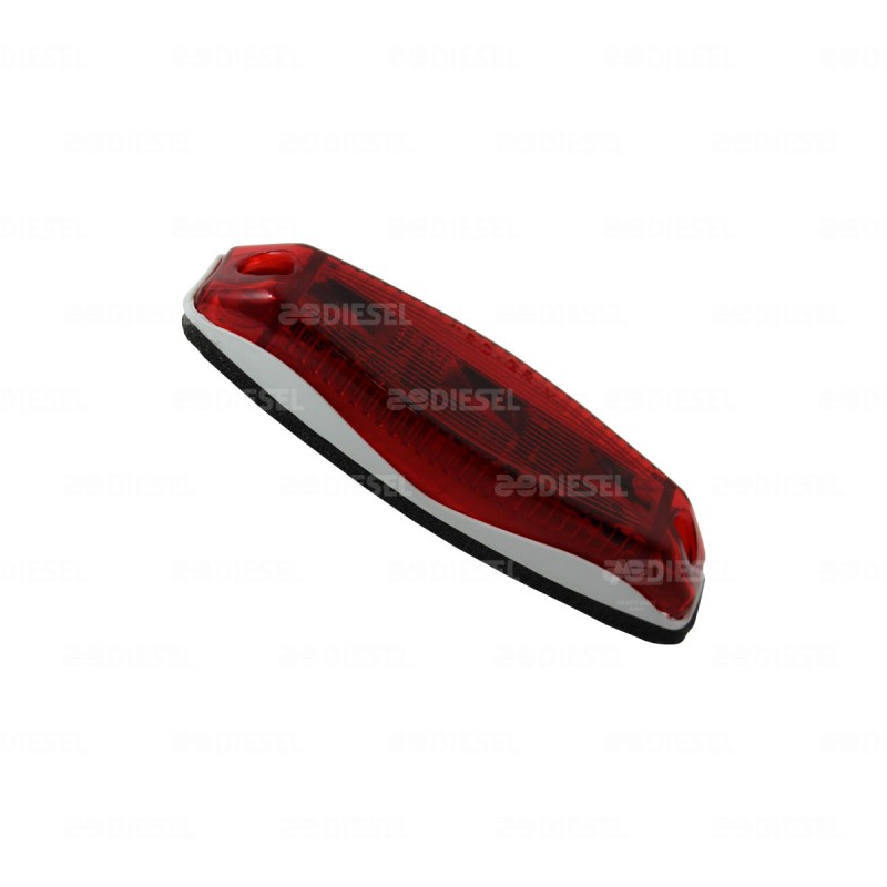 PLAFÓN 12V/24V 3 LEDS LATERAL ROJO