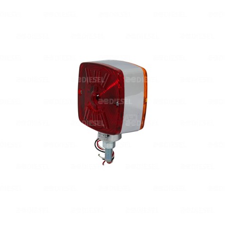 PLAFÓN 12V 32 LED CROMADO ESTROBO DIRECCIONAL